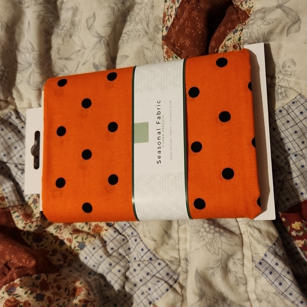 David Textiles 1 Yard Cotton Polka Dot Fabric